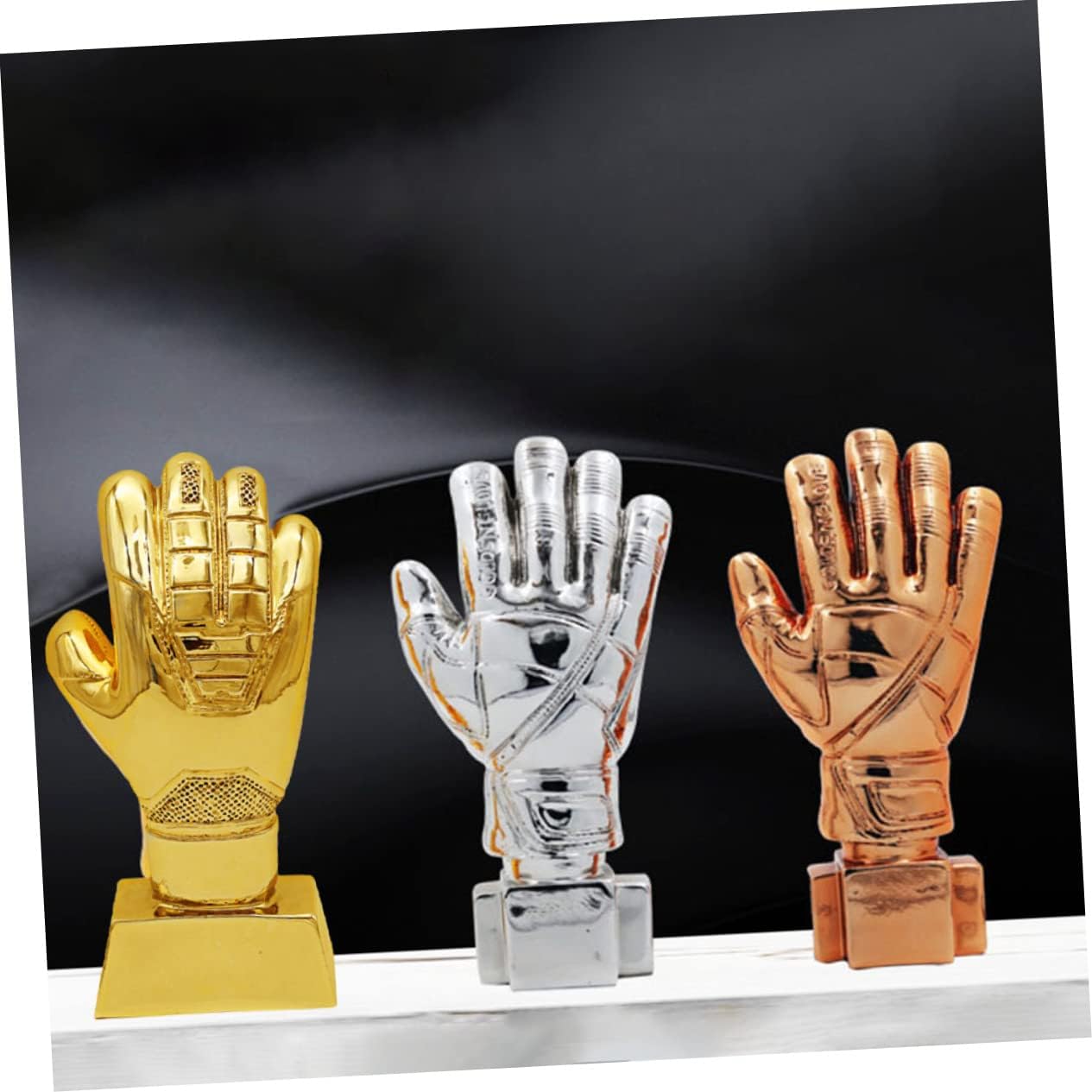 Goalkeeper Soccer Trophy Decorative Glove Award Wear-Resistant Trophy Decor for Competitions Goalkeeper Accessory for Sports Fans