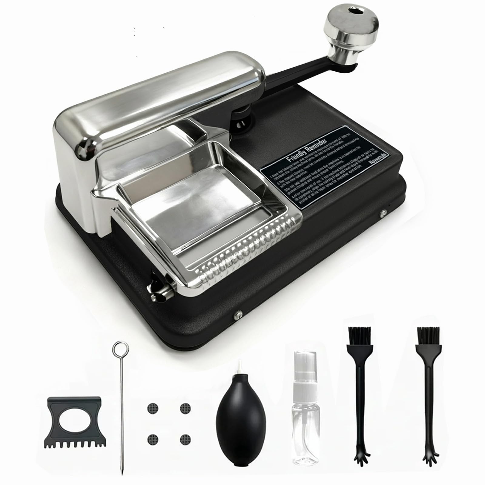 Amazon.com: Novastyle Cigarette Rolling Machine Manual, Dual-Track Upgrade  Tobacco Injector, Cigarette Rolling Machine For 8mm Diameter Cigarettes  Paper Tubes (Jet Black) : Health & Household