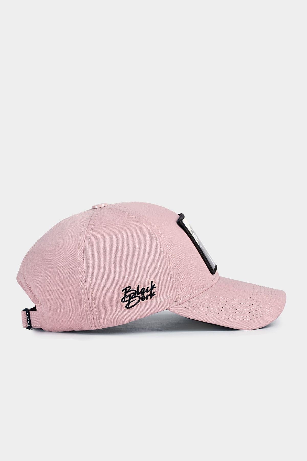 Gorra de Béisbol Premium Seis Paneles Salmón con Parche Good Luck