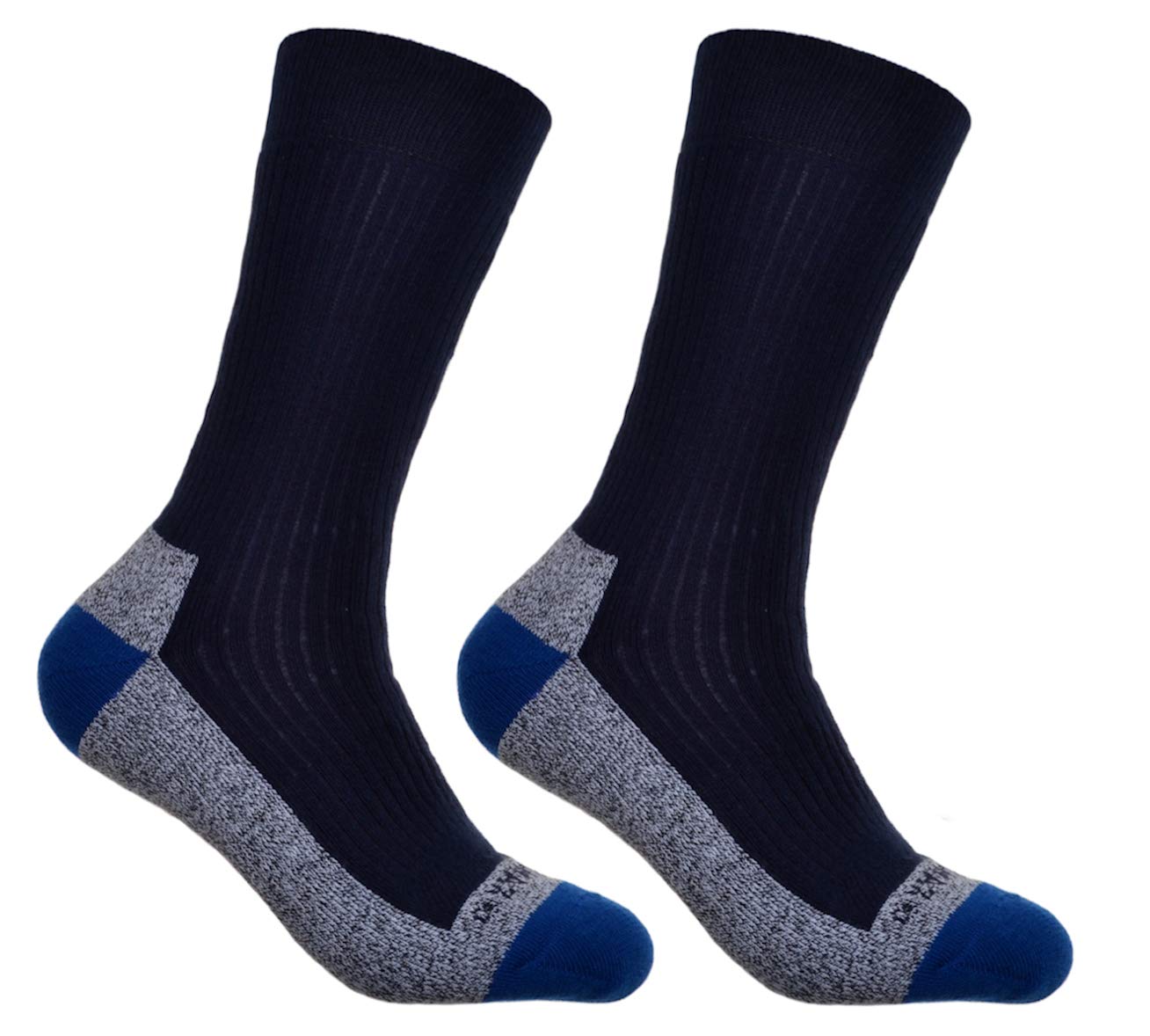 2 pairs of Mens Cotton Coolmax walking Socks