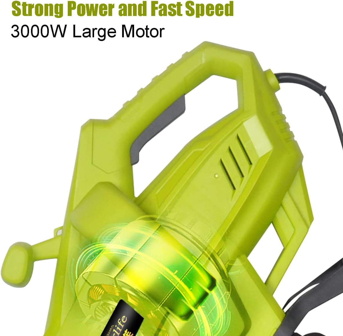 Leaf Blower & Vacuum, 3 in 1 Multi-Function Durable Electric Garden Leaf Blower with 45L Collection Bag and 30 Meters Long Power Cord, for Yard, Lawn, Garden and Landscaping