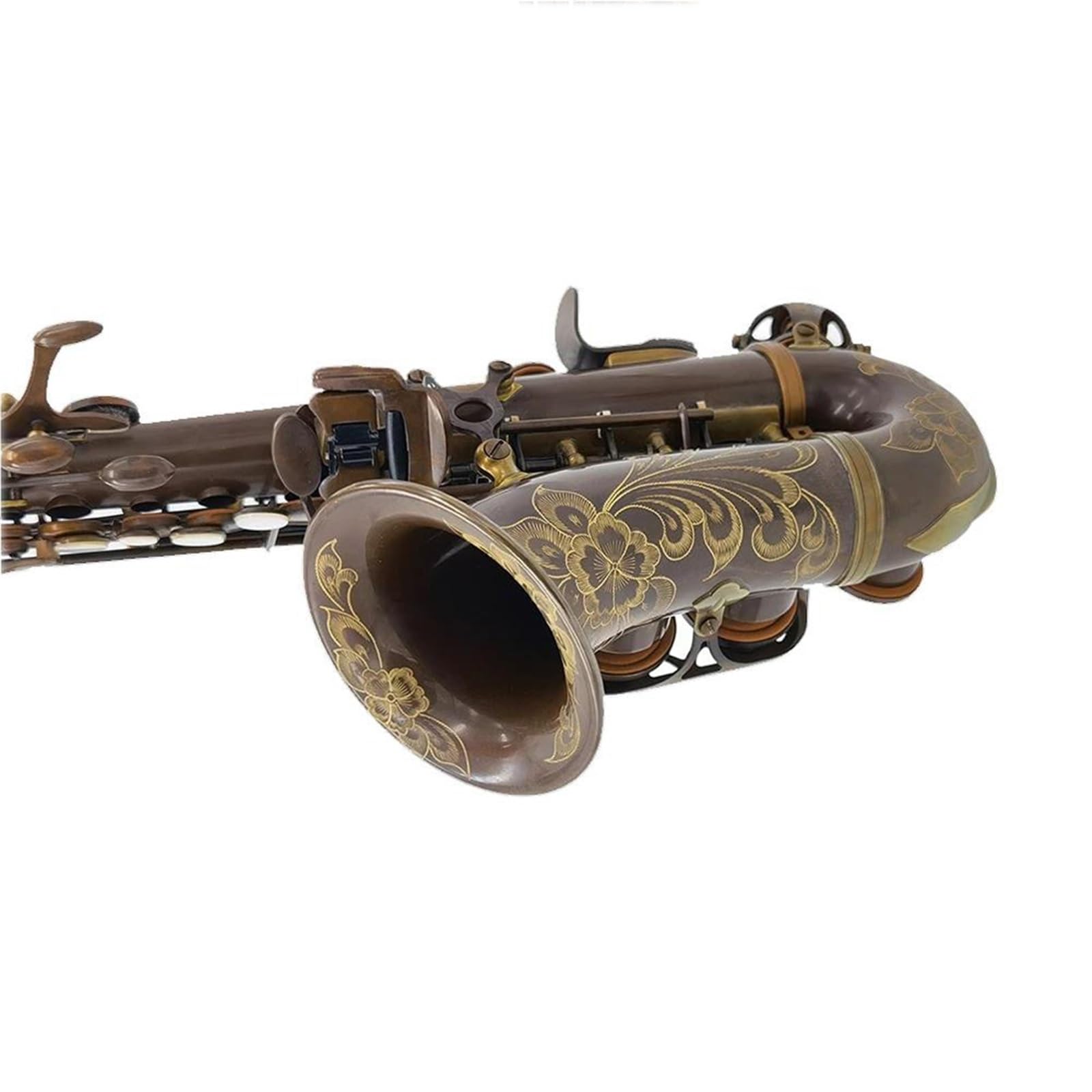 Sassofoni per gli amanti della musica Strumento musicale per sassofono soprano color caffè