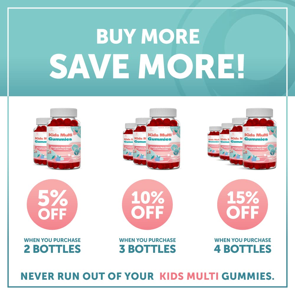 Organic Kids Multivitamin Gummies Children's and Toddler Chewable