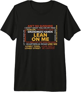 LyricLyfe WORD CLOUD T - SONGS WRITTEN BY BILL WITHERS Premium Tri-blend T-Shirt