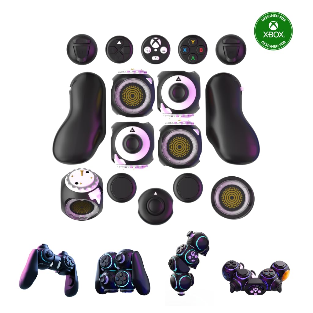 ByoWave Proteus Builder片手ゲームコントローラ左手デバイス ByoWave Proteus Controller Kit – Modular Gaming Controller with 15