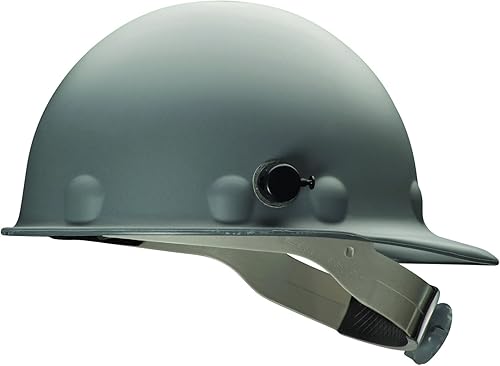 Honeywell P2HNQRW09A000 Super Eight Fiber Glass Ratchet Cap estilo gorra con cierre rápido, color gris