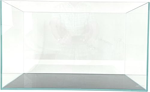 Miniatura 2 de Acuario sin montura de vidrio de hierro bajo de 17 galones, 0.236 in - (23.62 x 11.81 x 14.17 pulgadas)