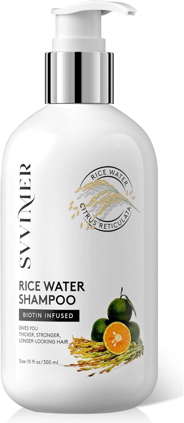 Svvimer Rice Water Hair Growth Shampoo