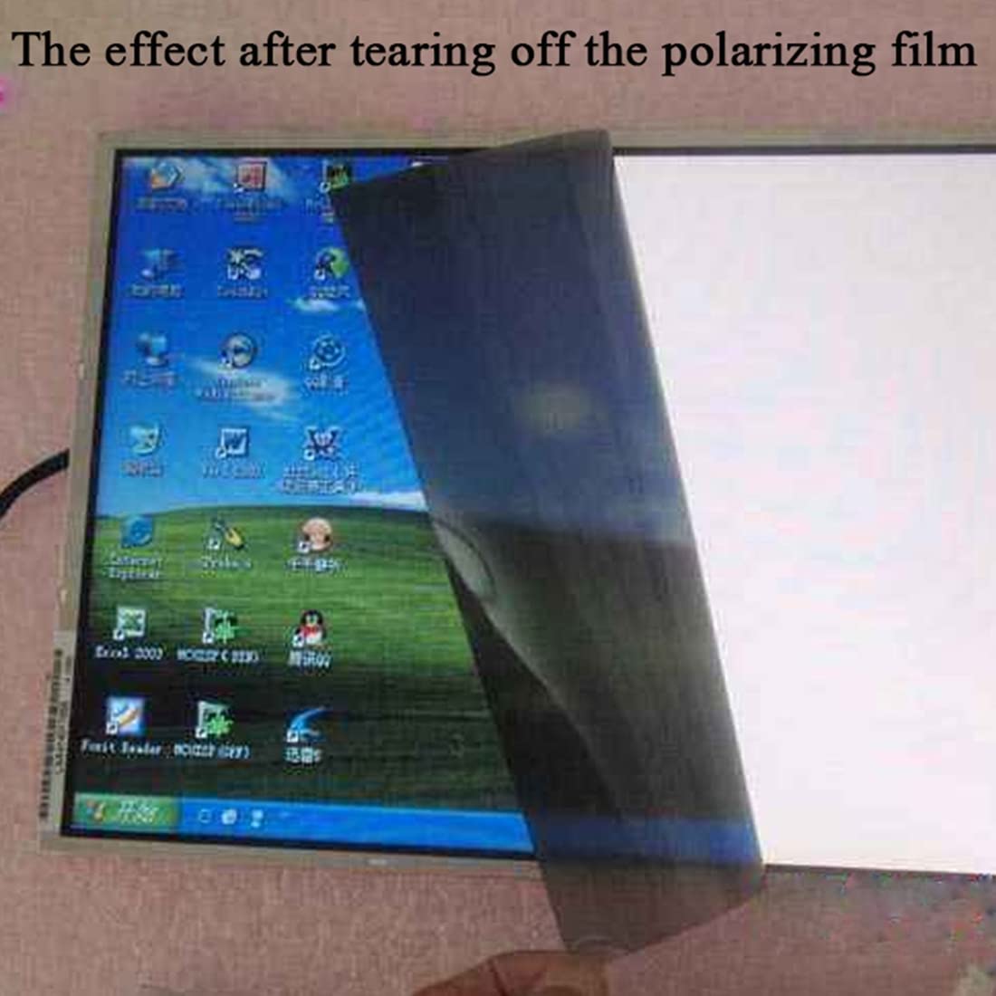 5 pellicole polarizzanti lineari, 20 x 30 cm, filtro polarizzante LCD/LED, con adesivo per fotografia di polarizzazione, schermo, fotocamera e lezioni di fisica