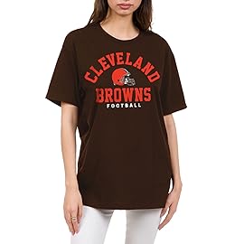Junk Food Clothing x NFL - Cleveland Browns - Classic Team Logo - Unisex Adult Short Sleeve Fan T-Shirt for Men and Women - Size XX-Large