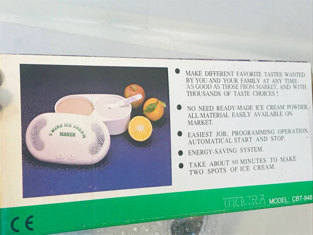 Amazon.co.jp: ツイン アイスクリームメーカー TWINS ICE CREAM MAKER