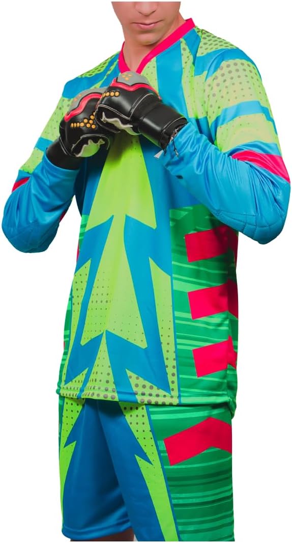 Blue Goalkeeper Set Jersey and Shorts (Youth Large) - Image 4