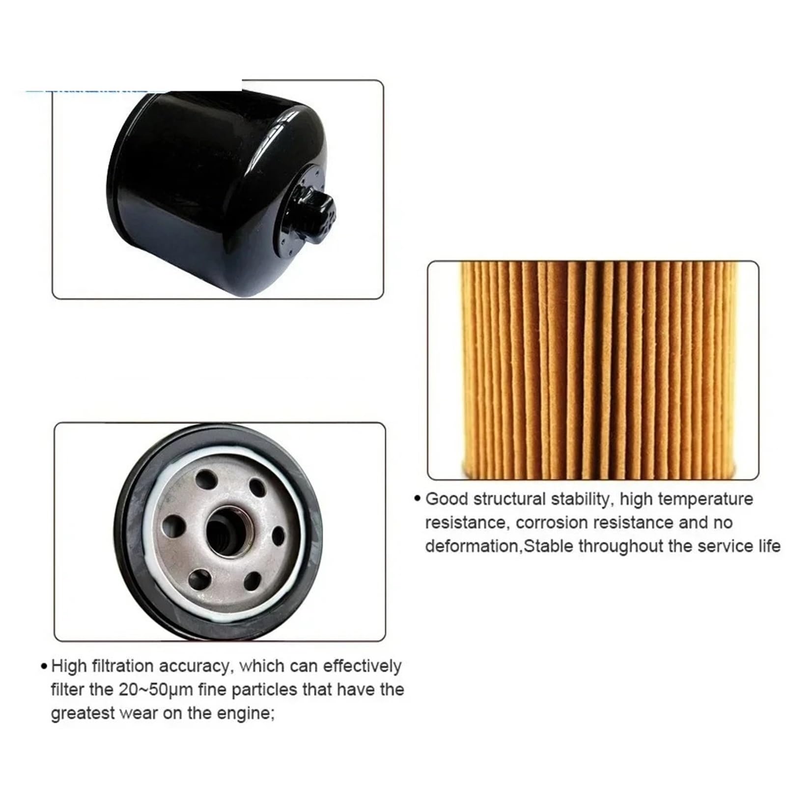 filtr oleju do motocykli Pasuje do BMW F750 GS K80 F850 GS K81 2017-2018 F750GS 2019-2024 F850GS F 750 Środek do czyszczenia filtra oleju silnikowego motocykla(4pc)
