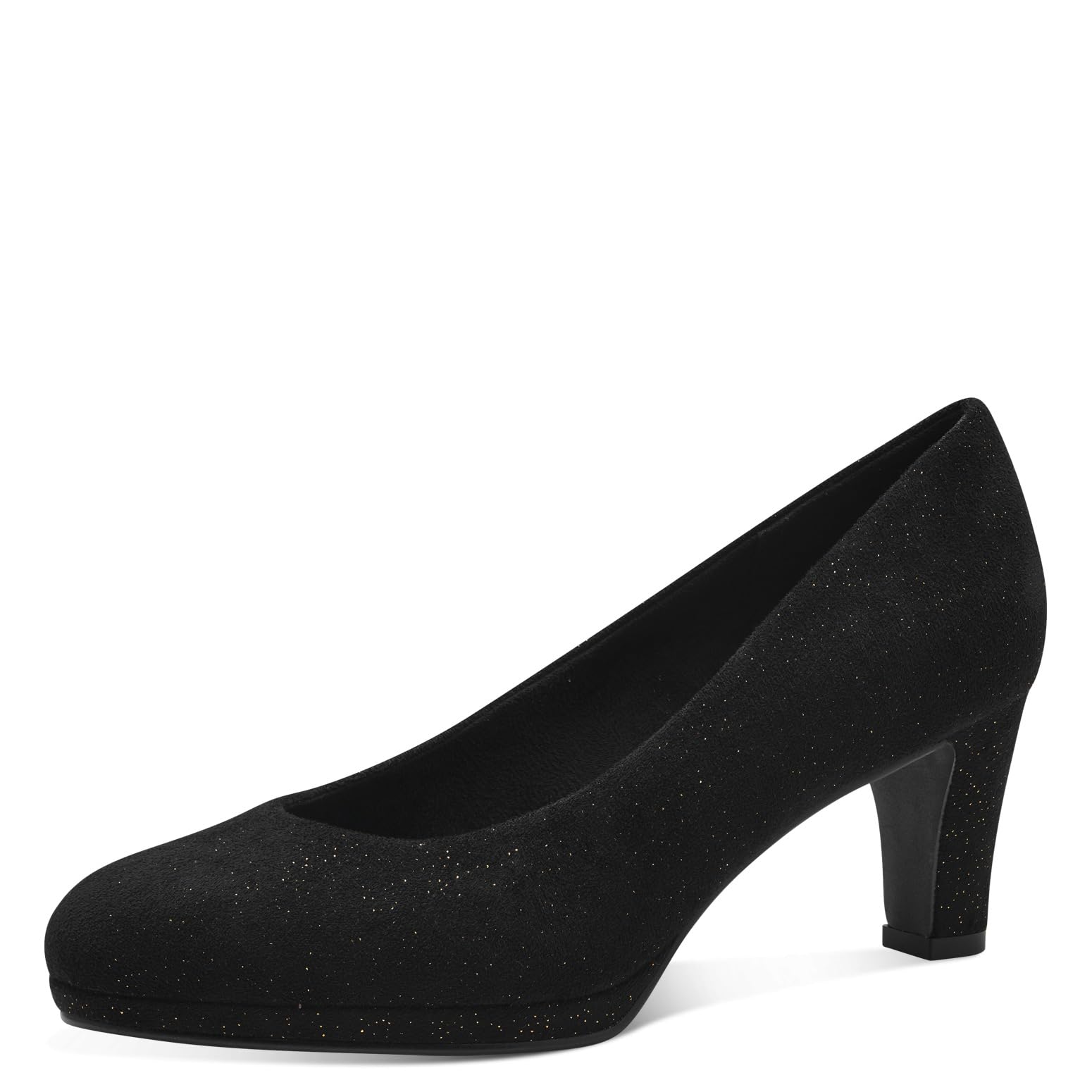 MARCO TOZZI Women's Court Shoes 2-22402-43 Pump, Black Gold, 5 UK
