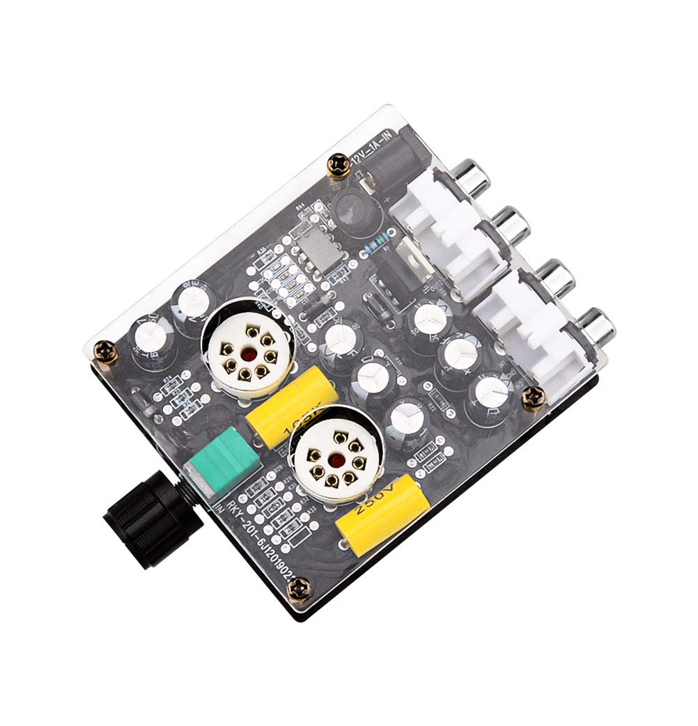 Febbre a Rilascio Tubo Preamplificatore Bordo 6J3 Tubo A Vuoto Preamplificatore Stereo Amplificatore Audio Finito Bordo per Kit Fai da Te AMP Buon Suono