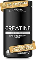 Creatina Monohidratada Pura 500g ELLYM NUTRITION Suplemento Alta Intensidade e Treino