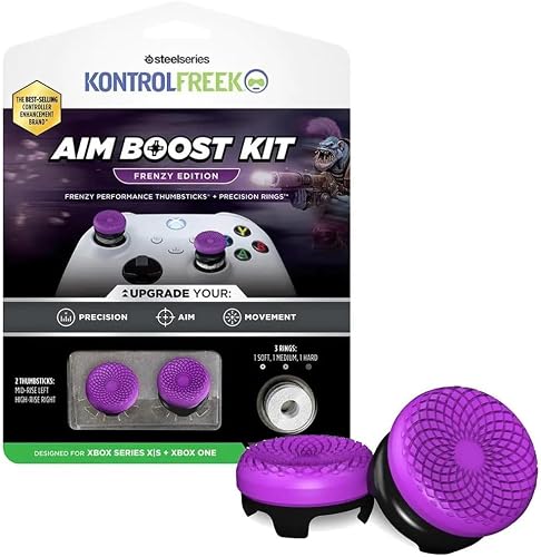 KontrolFreek Aim Boost Kit for Xbox Series X Controller, Purple/Black