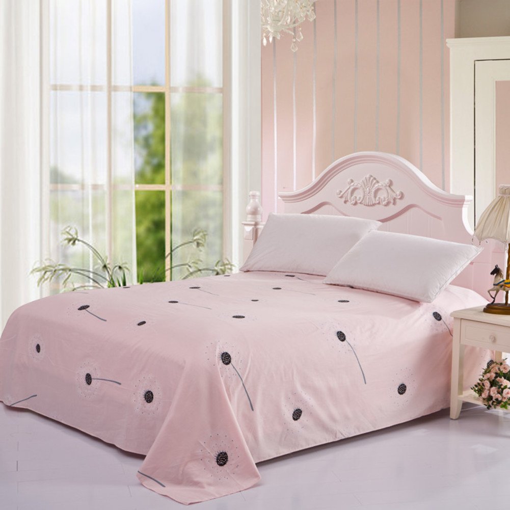 Draps en coton double 240x265cm idéal pour des nuits d'été fraîches