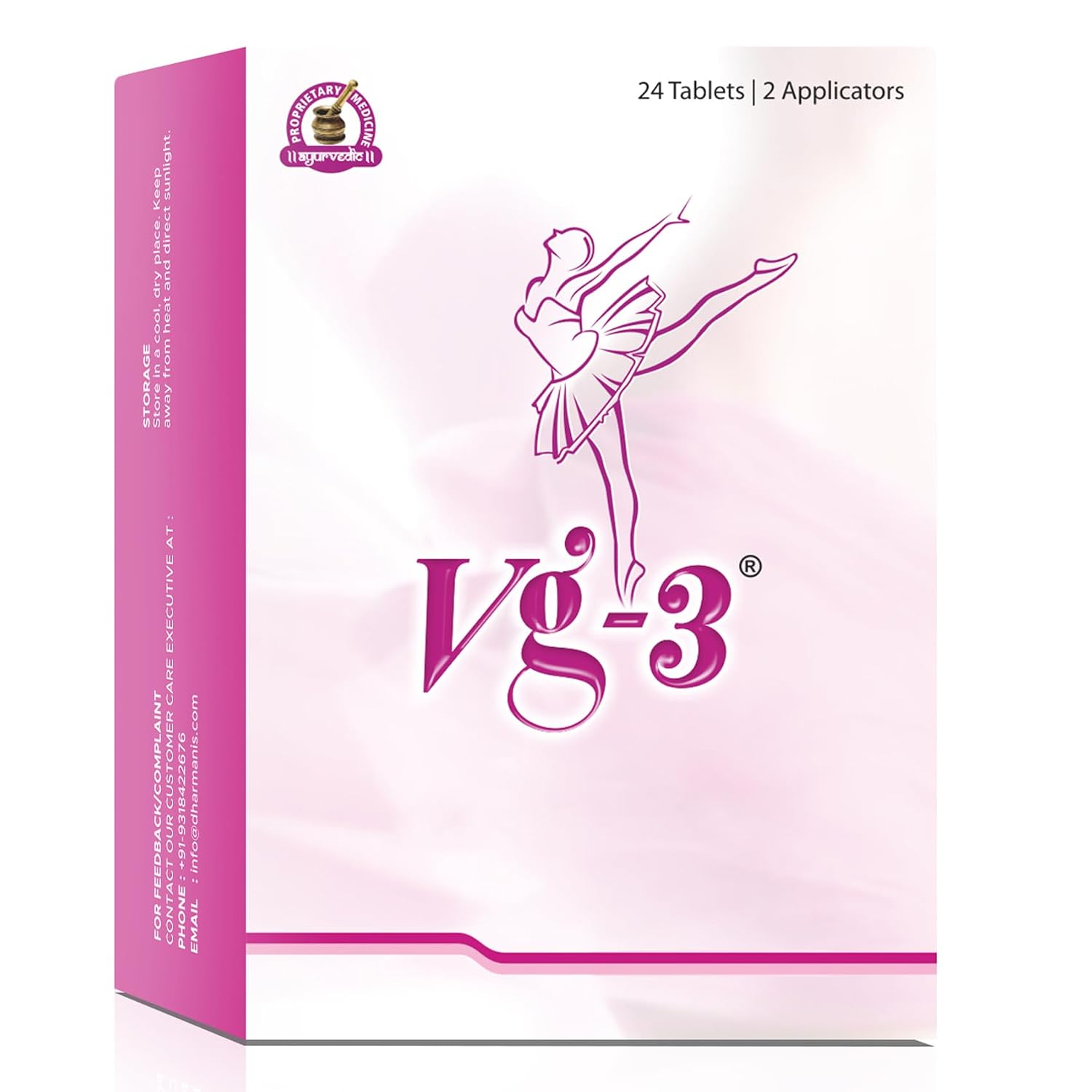 VG-3 Ayurvedic Herbal Tablets for Women | Traditional Herbal Formulation | General Wellness Support | 24 Tablets - Review, Price and Buying Guide