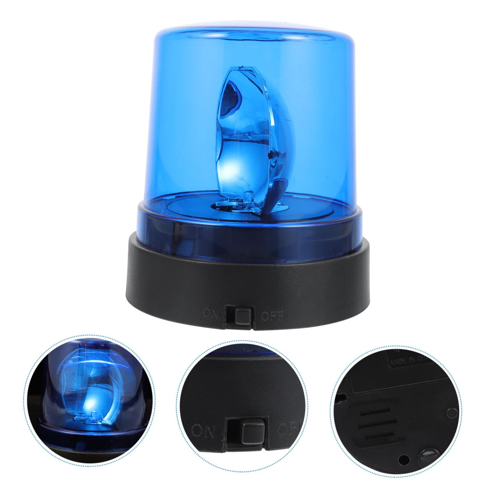 Ciieeo Lampe Alerte LED Clignotante pour Décoration de Fête Thématique Police Éducatif Lumière Décorative Amusante
