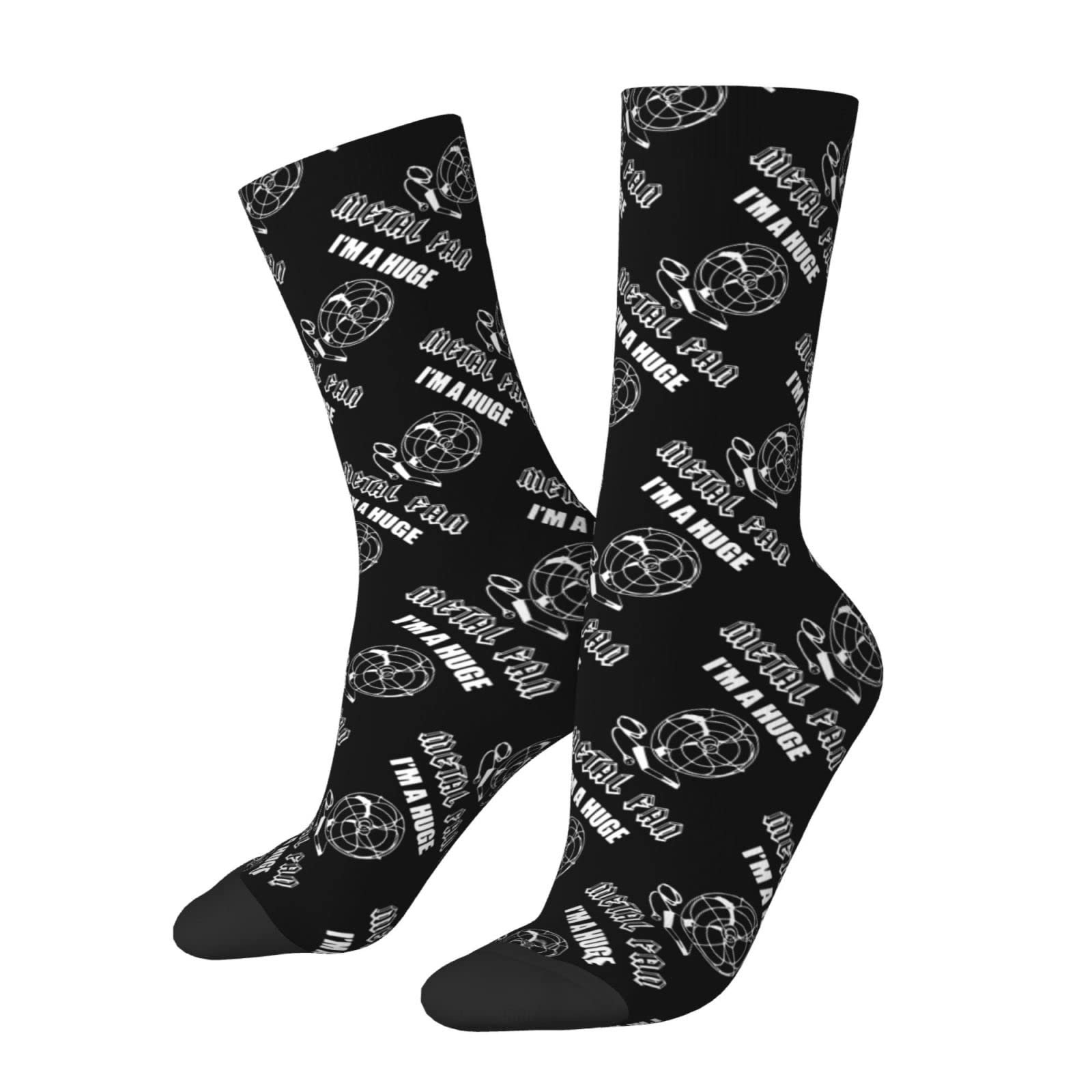 Lawenp Unisex As Pic I'm A Huge Metal Fan Socks, Funny Novelty Crew Socks Gift For Men Women Teen