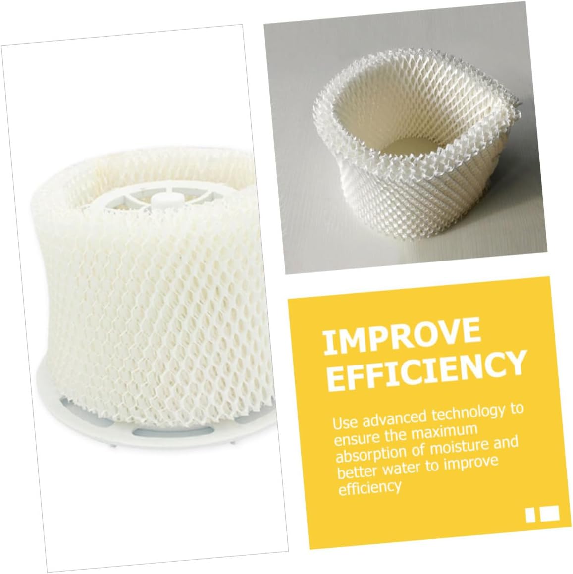 ERINGOGO 6pcs Pulp Humidifier Filters Compatible with Easy to Install Air Quality Improvement Accessories for Home Office