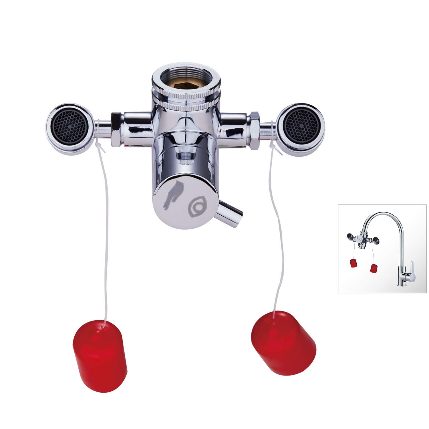 Smarterfresh Faucet Mounted Eyewash Station Reliable First Aid