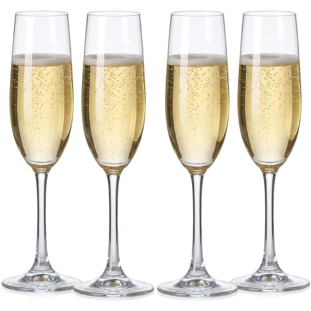 Unbreakable Champagne Glasses - Shatterproof & Clear -1