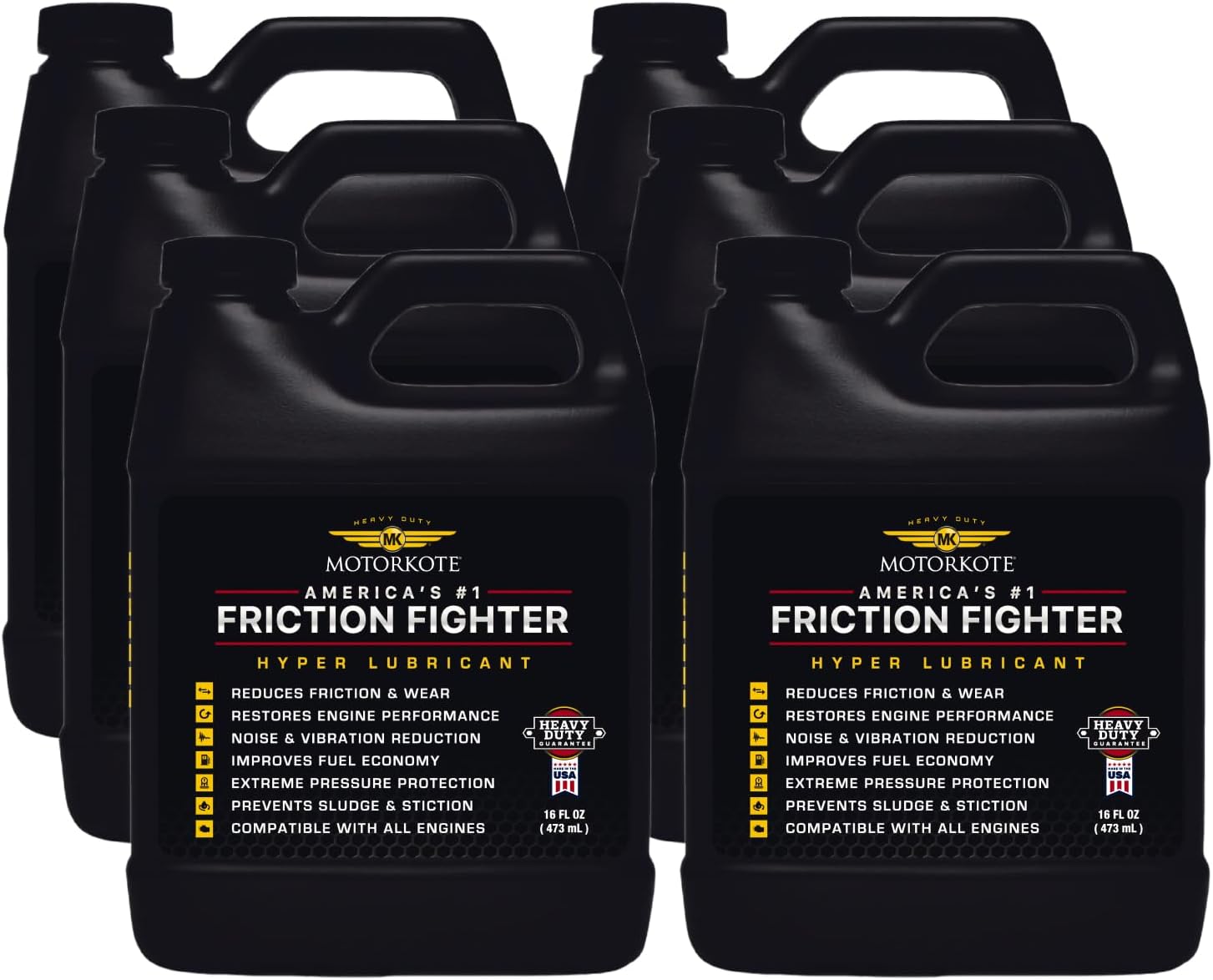 Motorkote MK-HL16-06-6PK Heavy Duty Hyper Lubricant, 16-Ounce, 6-Pack