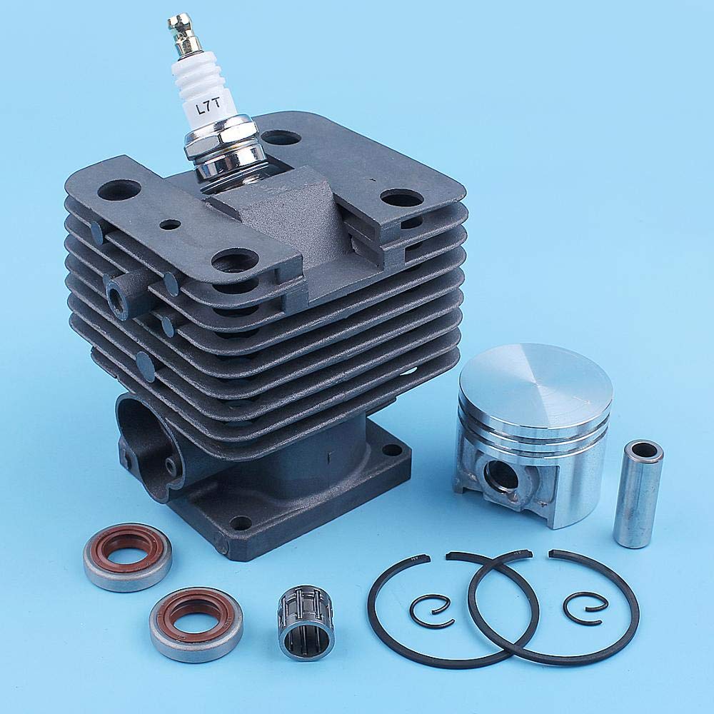 Kit de Sello de Aceite de cigüeñal y pistón de Cilindro de 40 mm, Compatible con desbrozadoras FT250, HT250, FS250, FS250R, FS202, FS120 y FS200.