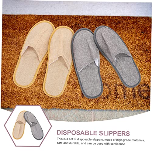 FOMIYES 6 Pares De Chinelos Descartáveis ​​Unissex Chinelos Internos Para Chinelos Para Homens Chine