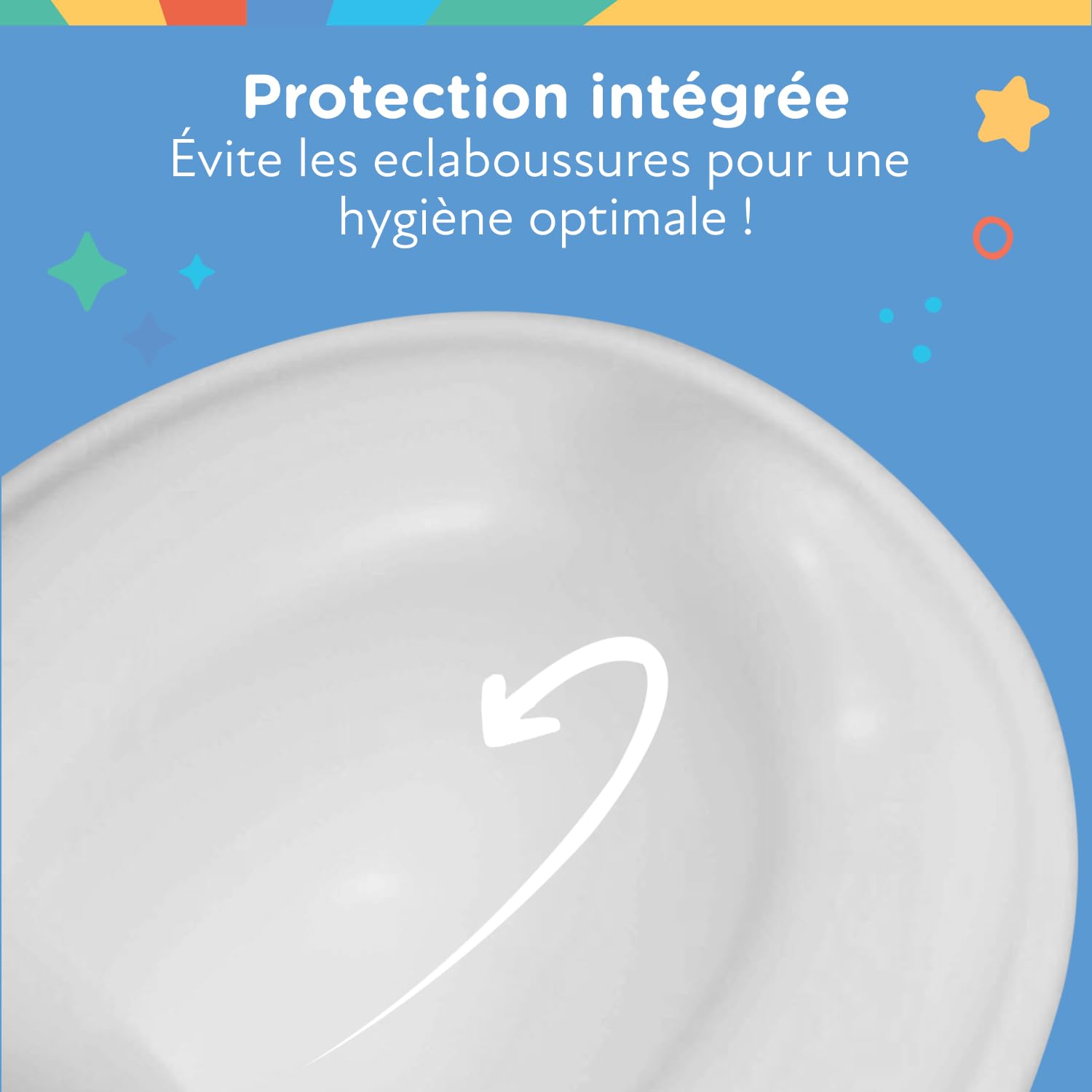 Nuby - My Real Potty - Pot bébé Pour Apprentissage de la Propreté - Pot Enfant Avec Bruit de Chasse et Piles Incluses - Toilettes Enfant +18 Mois - WC Bébé Réaliste Pour Pratiquer - Blanc