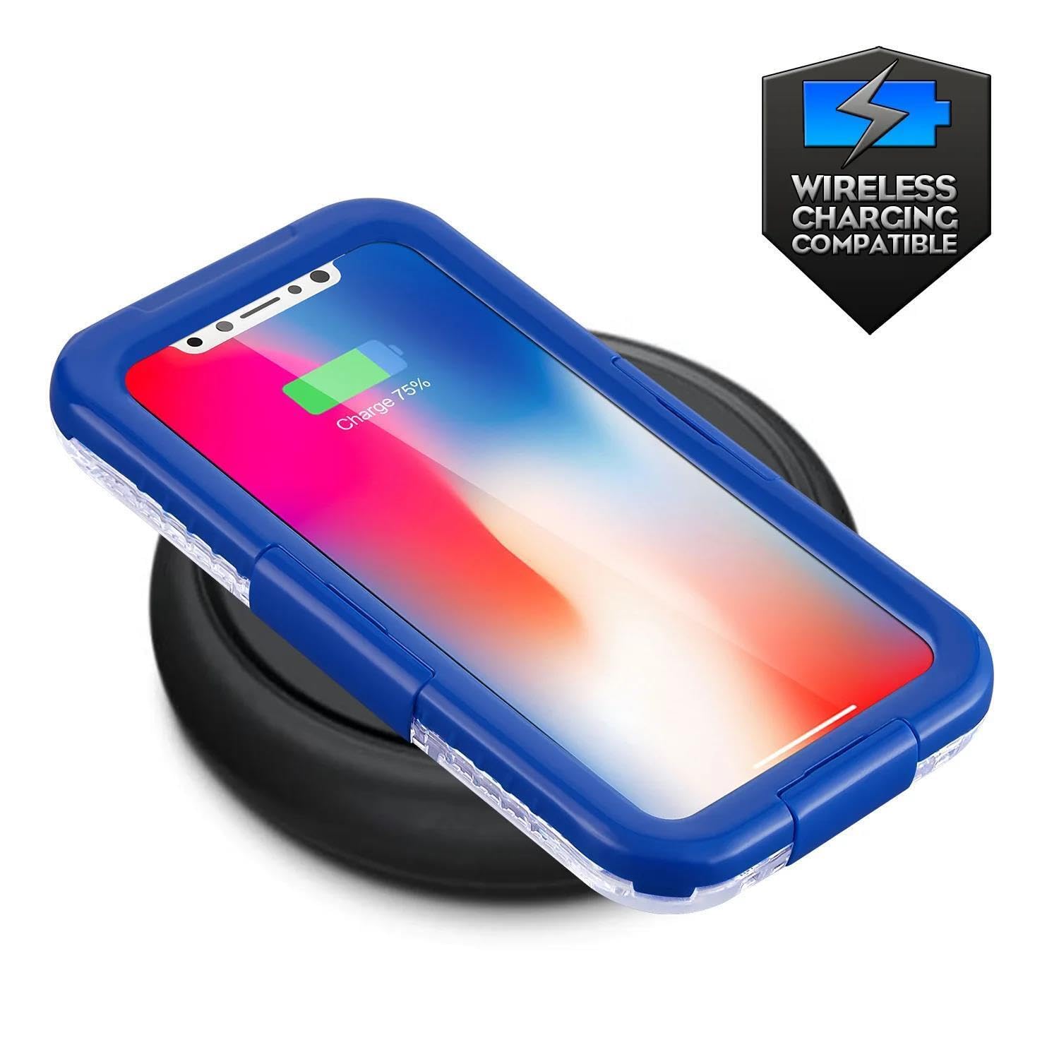 Generic Custodia rigida impermeabile antiurto in silicone rigido per Oppo Reno 10 5G (colore: nero