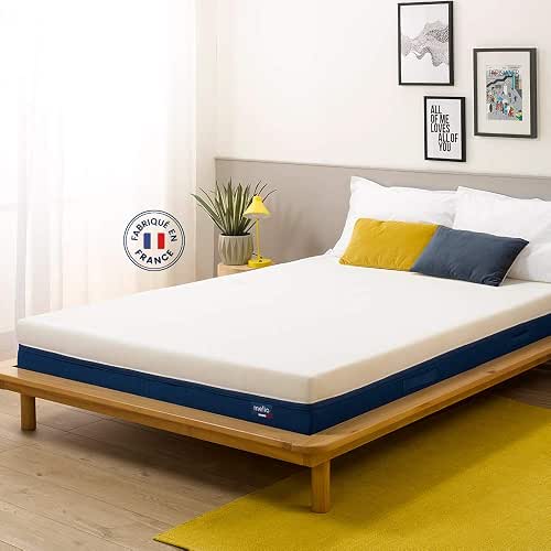 Matelas 140x190 Melli mello épaisseur 18cm, mémoire de Forme Fabriqué