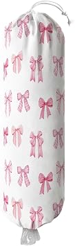 Plastic Bag Holder, Wall Mount Plastic Bag Organizer Dispenser Reusable Grocery Bag Organizer for Home KitchenBowknot