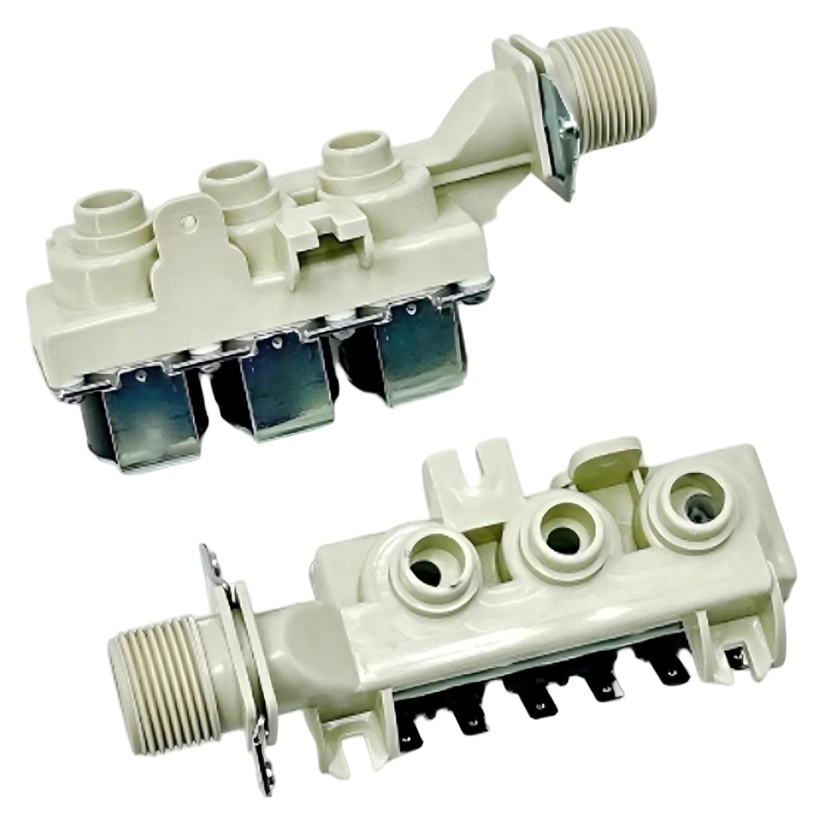 Asuiu 1Pcs Drum Washing Machine Water Inlet Valve Replacement, Compatible For Toshiba, Fce270a1 Ac220-240V Solenoid Water Valve, Regulating Valve, Parts