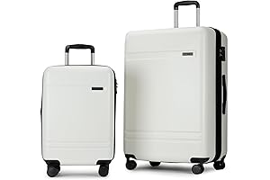 GinzaTravel Suitcases with Wheels 2 Piece Set