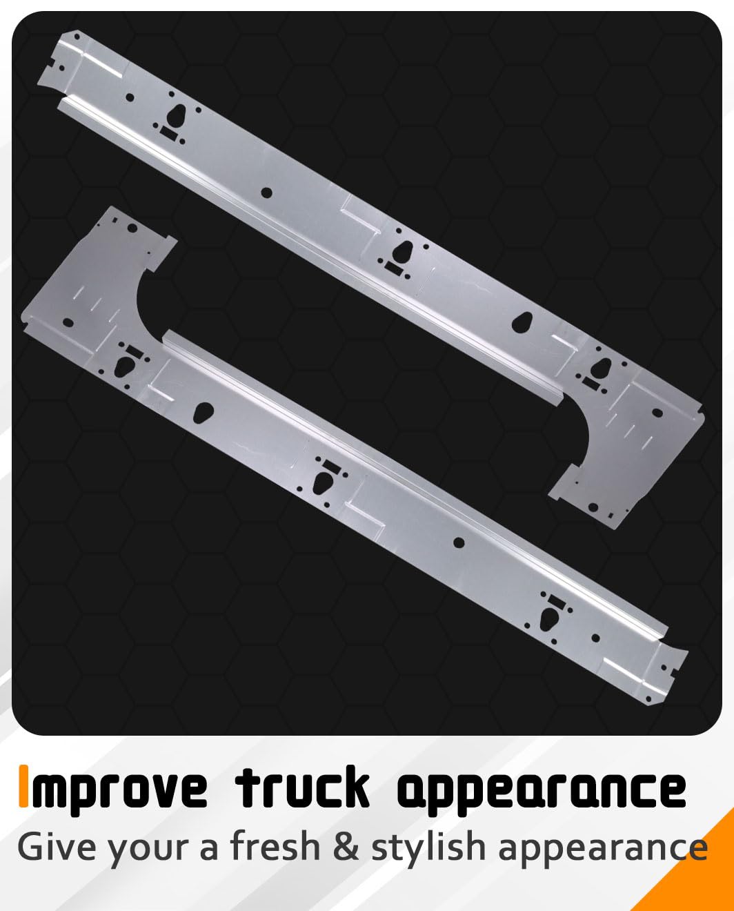 INNER & OUTER rocker panels rust repair for 73-87 chevy GMC pickup truck 4Pc Kit $100.40