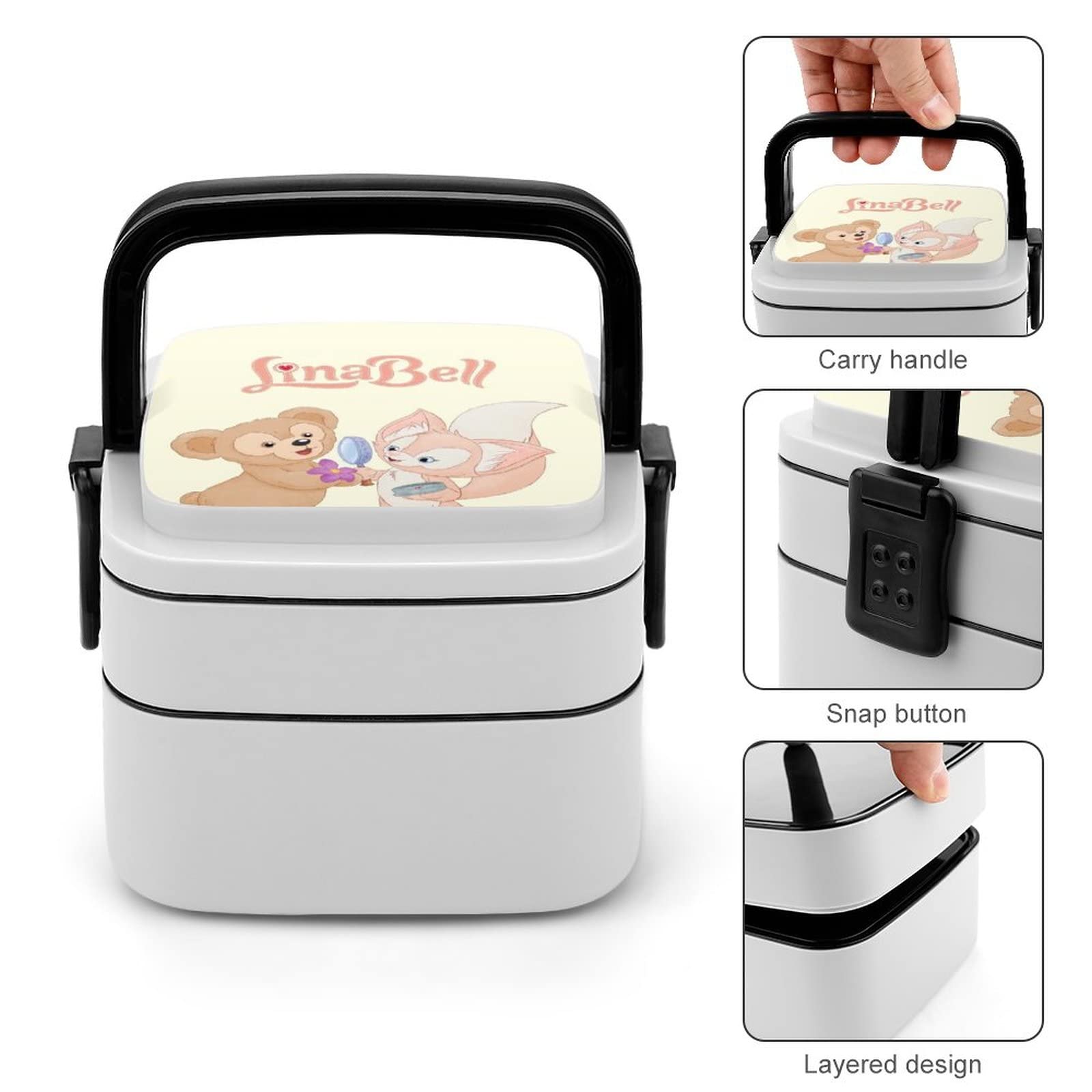 Amazon | ダッフィー フレンズ リーナベル 弁当箱 ランチボックス 二段