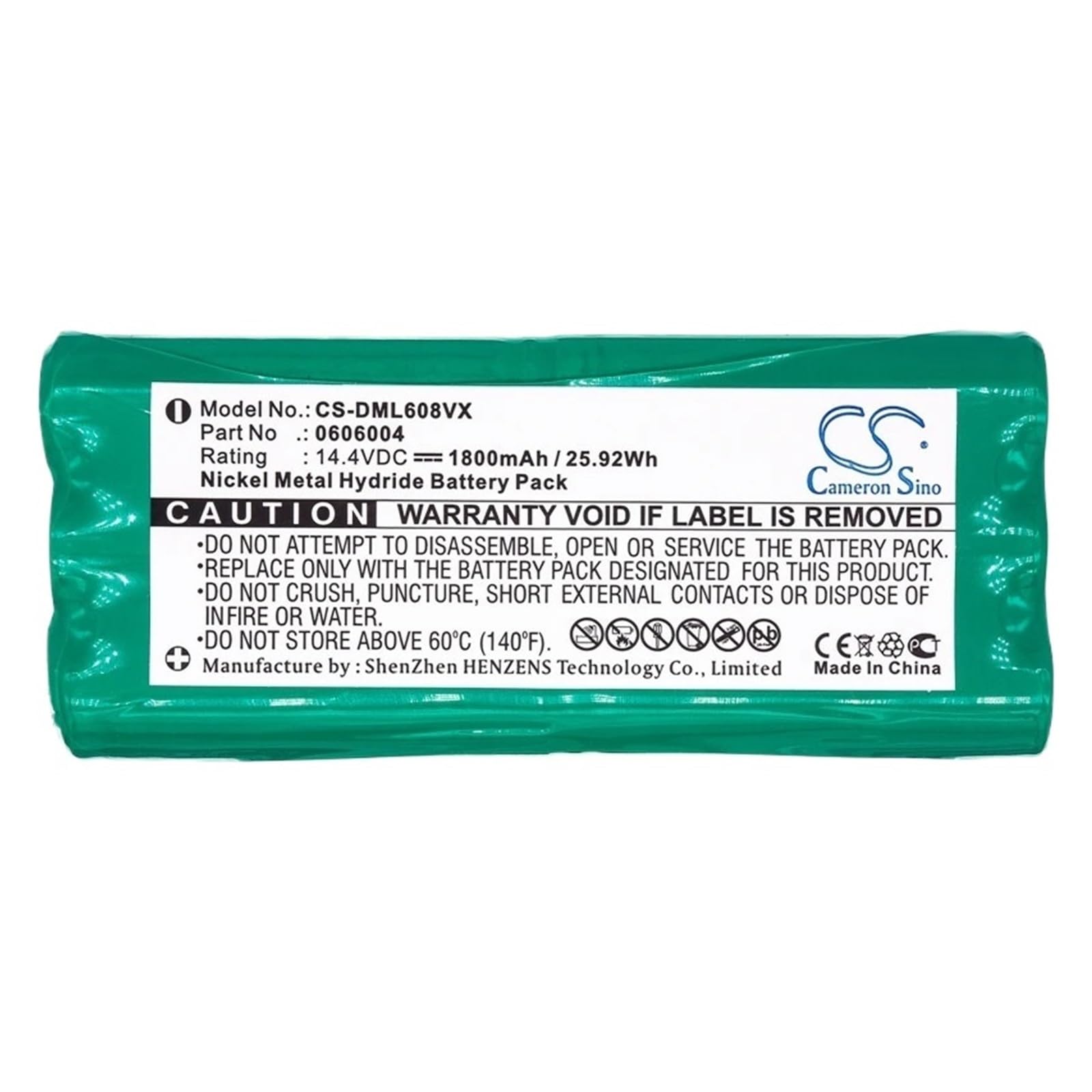 Robot Vacuum Cleaner Parts, Compatible For Dirt Devil M607/ M610/ M611/ M612/ M613 Spider Wie/TRENDYROT/SPIDER 2.0, Battery 1800mAh 0606004 R1-L051.