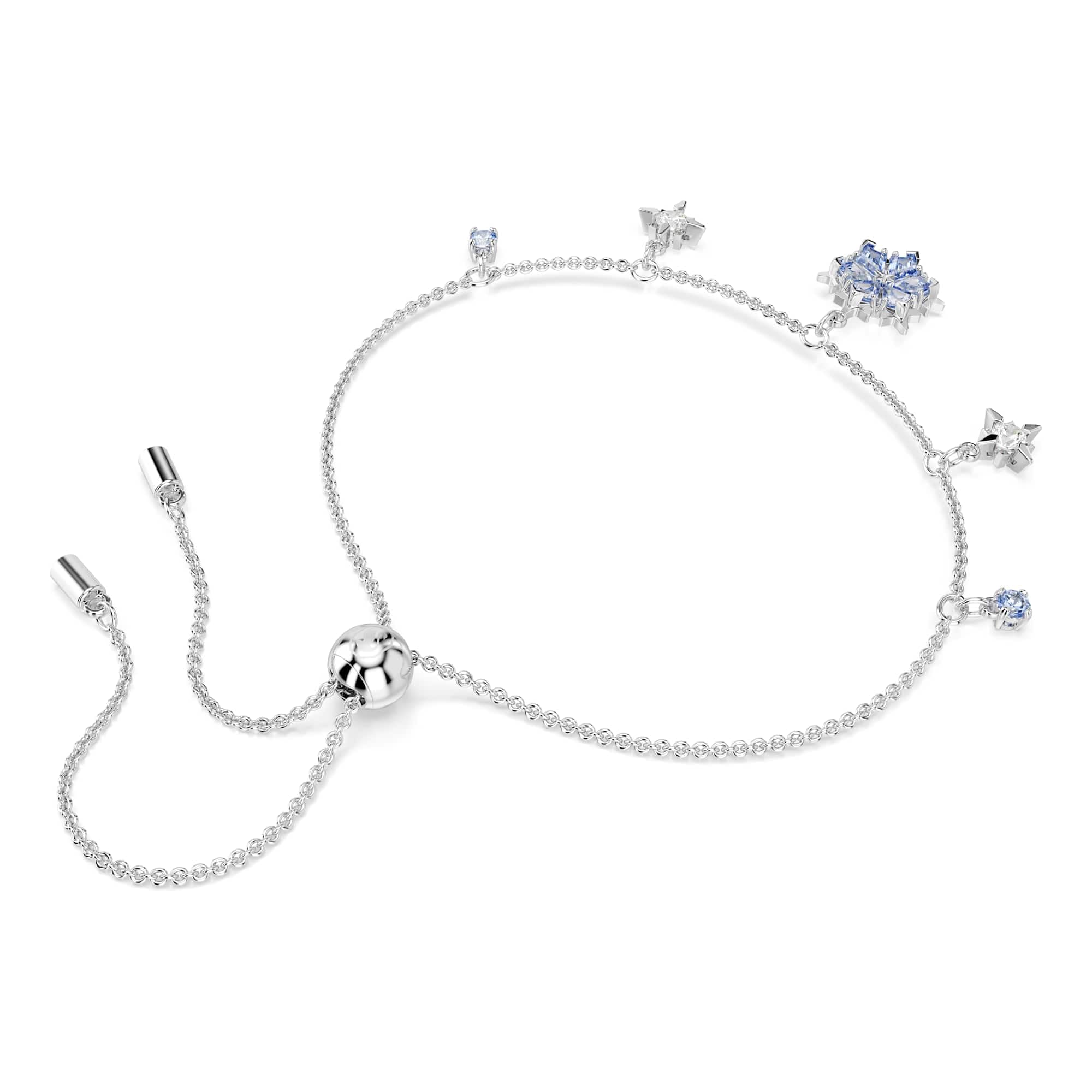Swarovski Magic Evolution Kolekcja bransoletka, niebieski, pokryty rodem