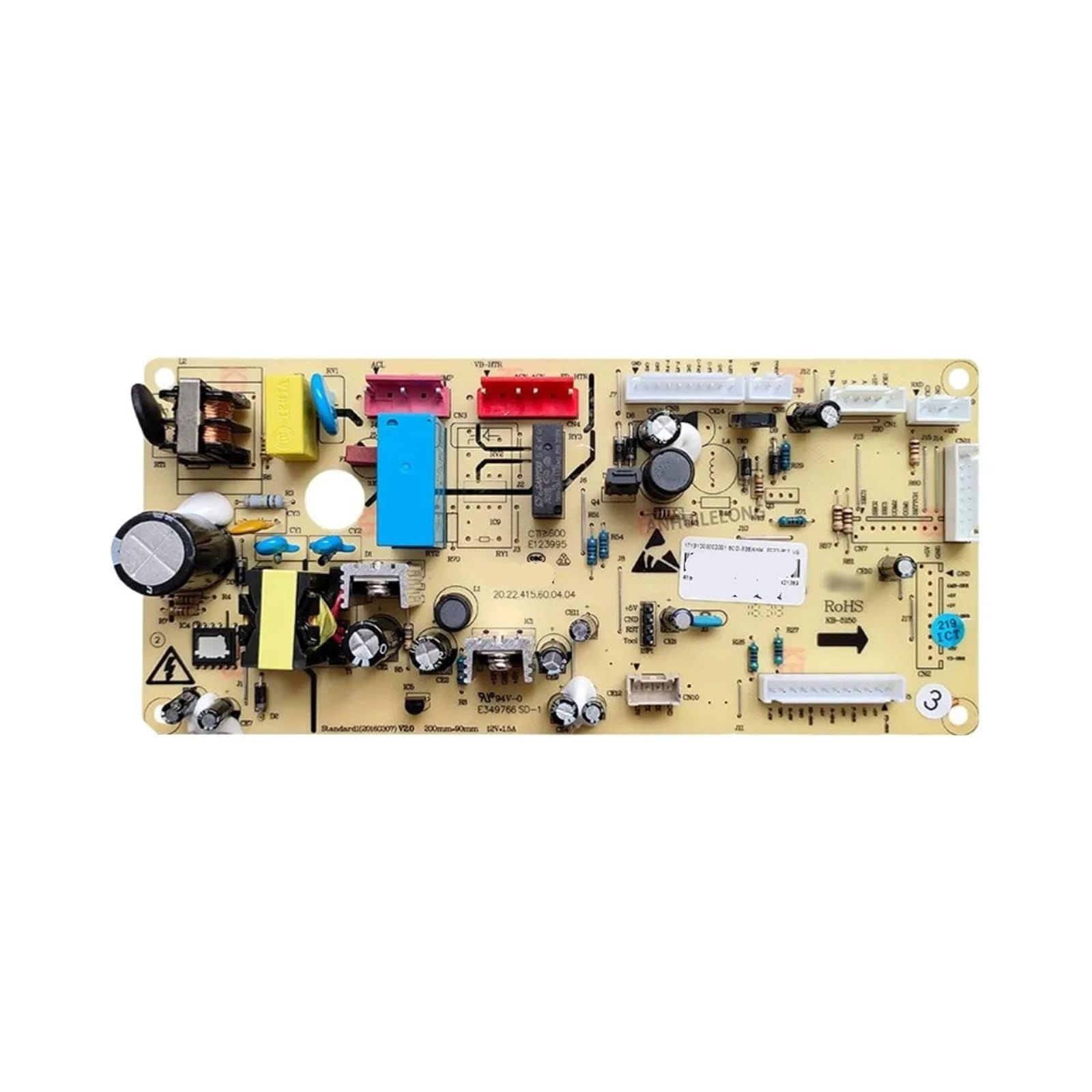 Compatible With Midea Refrigerator Motherboard BCD-536WKM 17131000002001 Power Board Computer Control Board Replacement Assembly