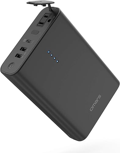 Omars Batería externa de 90 W 24000 mAh 888 Wh para MacBook Pro Pad Pro iPhone HP Samsung Comping fuente de alimentación de emergencia cargador PD