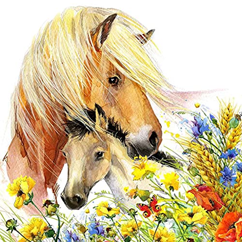 Couverture microfibre douce 3D cheval pour canapé lit - 4