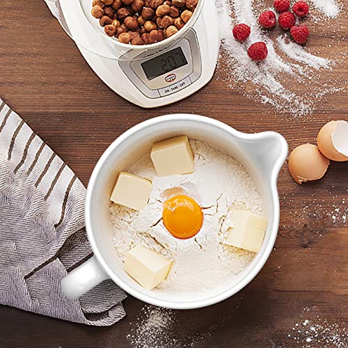 Image of GVODE Ceramic Bowl for KitchenAid Mixer, Fit 4.5-5Qt Ceramic Bowl for KitchenAid Mixers, Vintage Pineapple Design | Microwave & Dishwasher Safe Baking