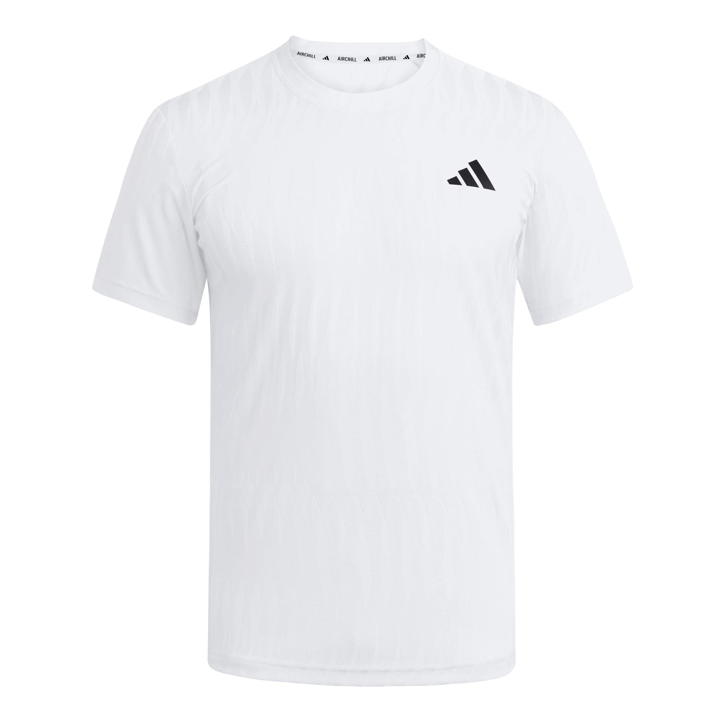 adidas Men's Tennis Climacool+ Airchill Freelift Shirt, White/White, XXL