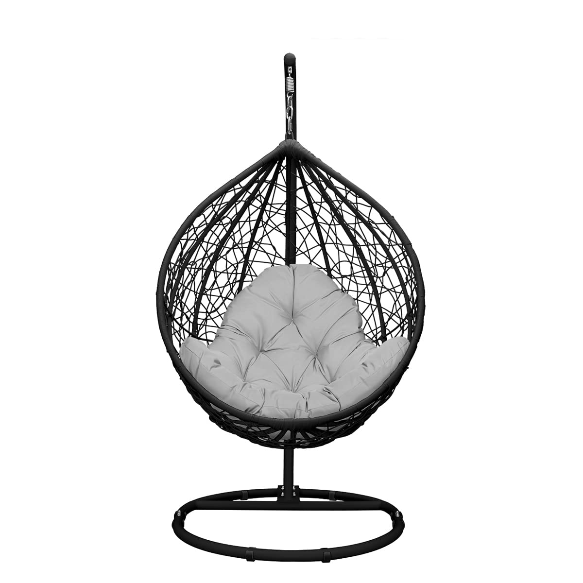 Buy TOUGH MASTER Luxury Rattan Hanging Egg Chair W/ Grey Cushion For