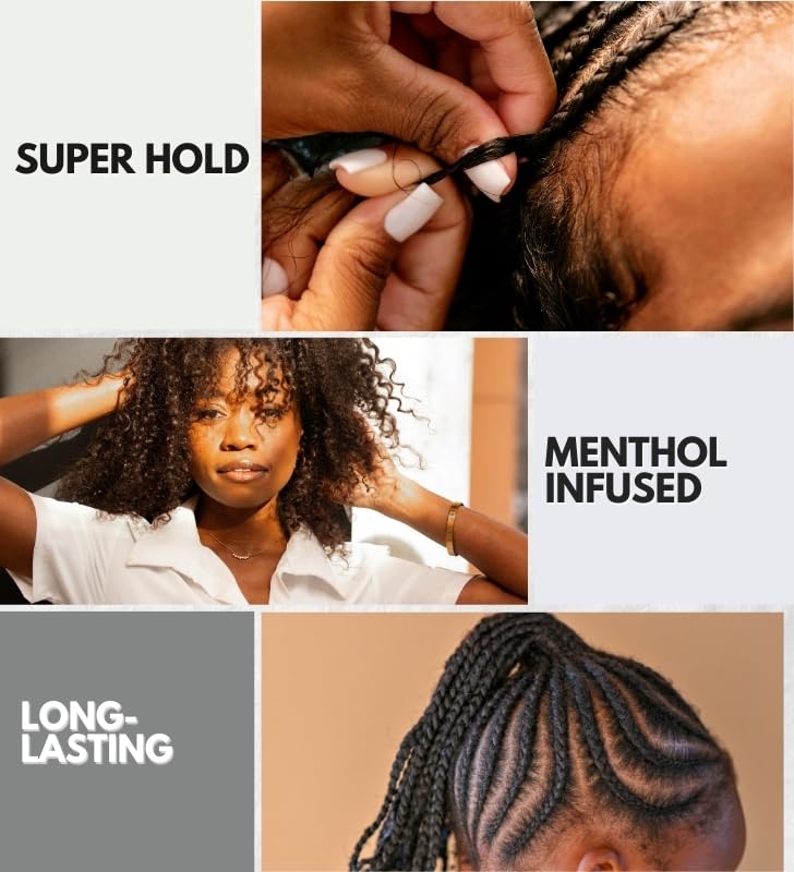 EBIN NEW YORK Braiding Gel – BRAID FORMULA CONDITIONING GEL – Superhold Dr. Feel Good, Superhold, Regular, Medium Hold (All 11oz/310ml) bundle Provides Firm Hold, Lightweight – Gift Set (4 Items)