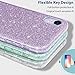 MATEPROX Compatible with iPhone XR Case Glitter Slim Shiny Sparkle Crystal Bling Cover Cute Girls Case (Purple)