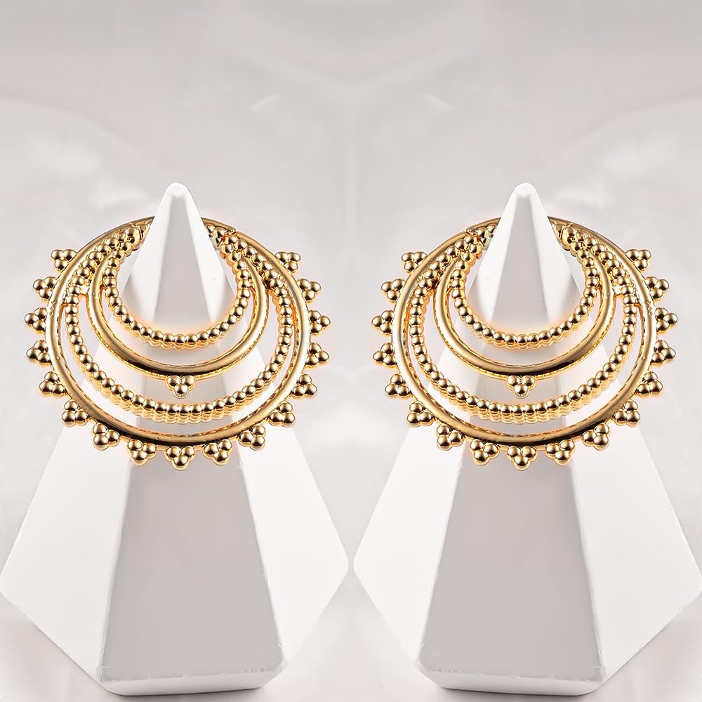 DOEARKO 2PCS Fashion Hoops Ear Hanger Weights Ear Stretcher Tunnels Plugs Gauges Expanders Piercing Body Jewelry
